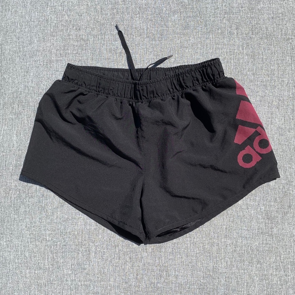 Adidas black climalite sport shorts
